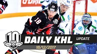 Daily KHL Update - December 18th, 2017 (English)