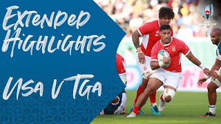 Extended Highlights: USA 19-31 Tonga - Rugby World Cup 2019