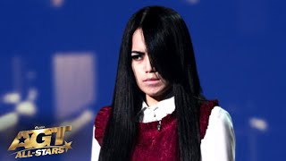 Creepy Girl Sacred Riana TERRIFIES The Judges on AGT All-Stars 2023!