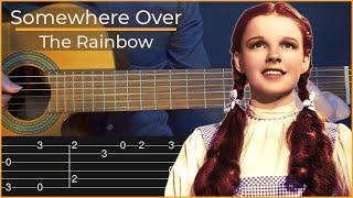 Somewhere over the Rainbow (Simple Guitar Tab)