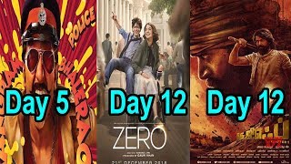 Simmba Box office collection Day 5 | KGF Box office Collection Day 12,Zero total COLLECTION,YASH,Kgf