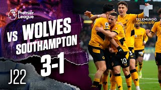 Highlights & Goals | Wolves vs Southampton 3-1 | Premier League | Telemundo Deportes