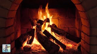 Warm Relaxing Fireplace ~ Burning Fireplace with Crackling Fire Sounds (NO MUSIC)