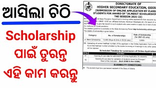 State Scholarship Update News | ସମସ୍ତେ ପାଇବେ ଟଂକା ଆସିଗଲା ସୁବର୍ଣ୍ଣ ସୁଯାଗ