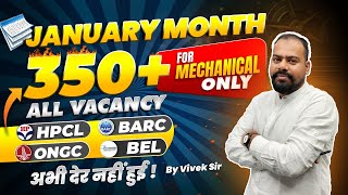 350+ Vacancy 😍For Mechanical Engineering Vacancy January 2025 | Upcoming Mechanical Govt Jobs 2025