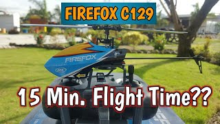 FIREFOX C129 RC HELICOPTER ENDURANCE FLIGHT TEST | Is it really getting 15 minute flight time??