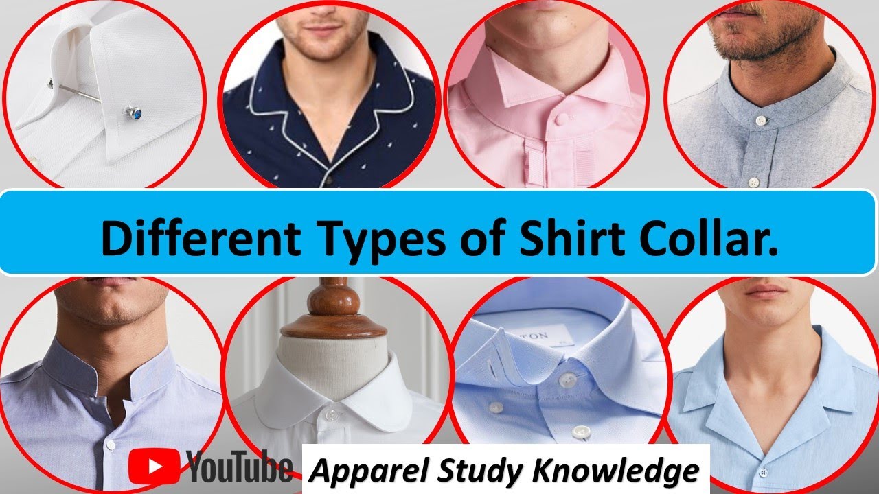 Different Types Of Shirt Collar. - YouTube