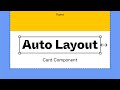 Figma tutorial: Card component with auto layout