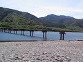 三里沈下橋（深木沈下橋） misato subsidence bridge in kouchi pref.