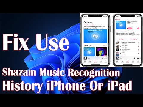 Steps to Use Shazam Music Recognition History on iPhone or iPad – How to Fix