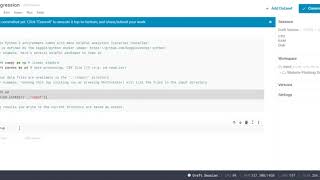 kaggle Create new kernel