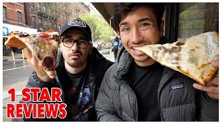 Eating At The Worst Reviewed Pizza Restaurant In New York City (1 STAR)