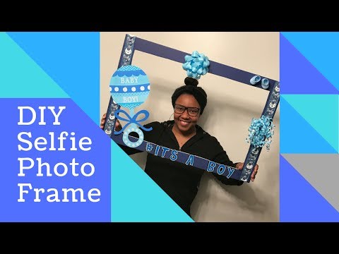 DIY Selfie Photo Frame | Baby Shower Edition | TheWorldofKatrina DIY Selfie Photo Frame | Baby Shower Edition | TheWorldofKatrina