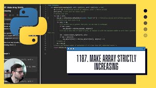 Make Array Strictly Increasing - 1187 Leetcode Daily Challenge Solving Using Dynamic Programming