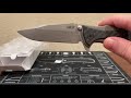 zero tolerance hinderer 0393glcf frame lock knife glow cf 3.5