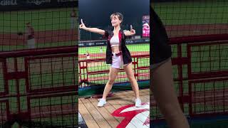 23/5/10 Dragon Beatuies 張晴 #小龍女 #味全龍啦啦隊 #張晴 #baseball #美女 #dance #野球 #beauty