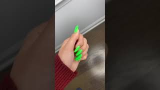 My nails broke so I decided to redo them!! #shorts