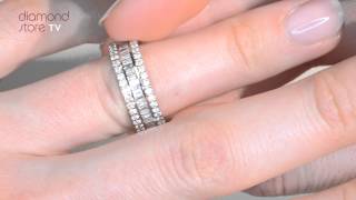 HG49 - 2ct Diamond Katie Eternity Ring In 18K White Gold