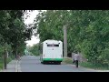 the electric bus skywell route no.24 . buchmy street. vinnytsia city. ukraine. july 5 2019. fhd.