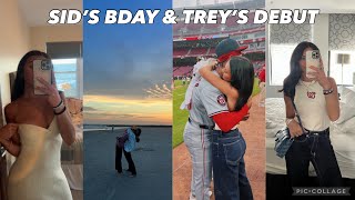 Traveling to Cincinnati for Trey’s MLB debut + Folly beach house for Sid’s bday!