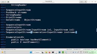 SequenceInputStream