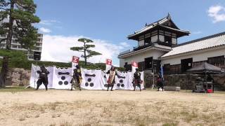 【安芸ひろしま武将隊】2015/06/21 １３時半　演舞