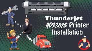 THUNDERJET AD3202S Printer Installation