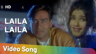 Laila Laila (HD) | Gair (1999) | Ajay Devgn | Raveena Tandon | Amrish Puri |Hindi Dance Song