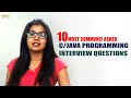 10 Most Commonly asked C/Java Programming Interview Questions | TalentSprint