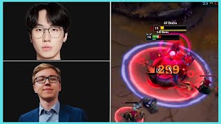 Thebausffs shows the ex LCK toplaner  a lesson - Los Ratones vs EF - Raw Gameplay