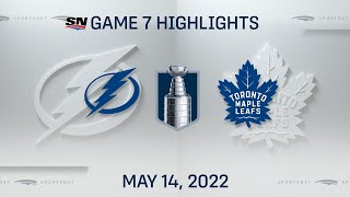 NHL Game 7 Highlights | Lightning vs. Maple Leafs - May 14, 2022