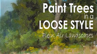 How to Paint Tree Foliage