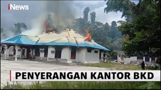 Tak Puas Hasil Tes CPNS, Massa Bakar Kantor BKD Memberamo di Papua - iNews Malam 29/08