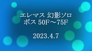 RO ミネバ神 EM 幻影ソロ ボス 50F～75F 2023.4.7