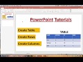 Buat Tabel dan Tambahkan Baris dan Kolom di Powerpoint