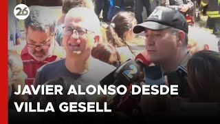 VIVO - DERRUMBE EN VILLA GESELL | Javier Alonso: 