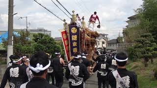 [4K]平成30年　三都神社宮出　隠　曳き唄