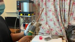 DIY desktop injection molding machine PE-clad copper pipe