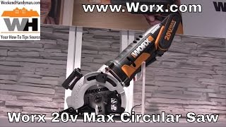 #WorxTools Worxsaw 20v Max Lithium Ion Compact Circular Saw | Wekend Handyman