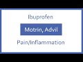 Ibuprofen Pronunciation - Generic Name, Brand Name, Indication (Top 200 Drugs) PTCB NCLEX NAPLEX