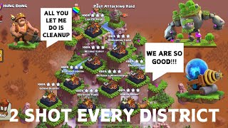 BEST Clan Capital Attack Strategies | Two Shot Every District | Easy Two Shots | Clash of Clans