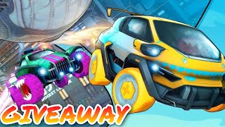 ROCKET LEAGUE MEGA GIVEAWAY AND PRIVATE GAMES WITH SUBSCRIBERS | ROCKET LEAGUE LIVE | SPADY GAMING