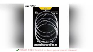 Goture 5pcs Tapered Leader Fly Fishing Line 9FT/2.74M 0X/1X/2X/3X/4X/5X/6X/7X Fly Line Leader With L