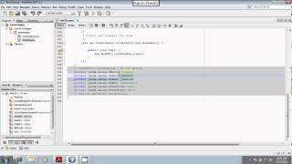 Start with java swing gui