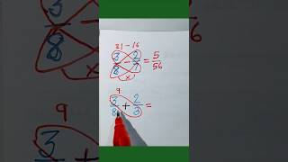 Quick calculation of fractions🤩🥰💯💥🧠#maths #friction #addition #multiplication #mathskills #foryou