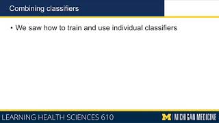 11-5 Supervised Learning Algorithms - Combining Classifiers