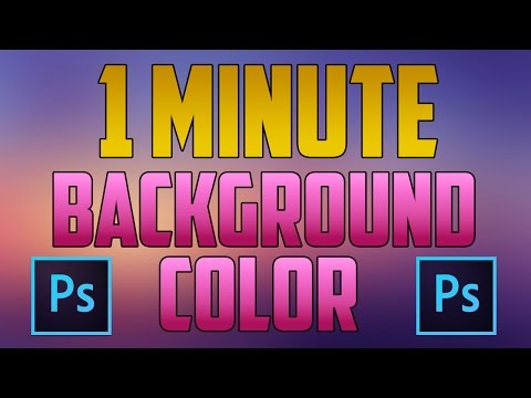 Photoshop CC - How to Change Background Color Photoshop CC - How to Change Background Color