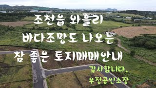 (우정- 0923)제주특별자치도 제주시 조천읍 와흘리 착한 가격의 참한 토지 매매안내