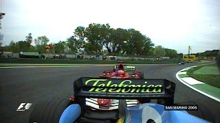 Alonso Defies Schumacher | 2005 San Marino Grand Prix