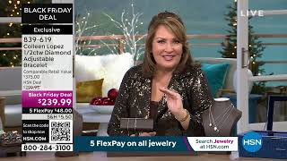 Colleen Lopez 1/2ctw Diamond Sterling Silver Adjustable ...